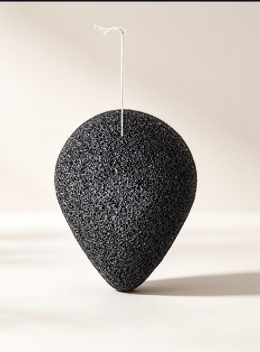 bamboo charcoal konjac sponge 1 pc 95 MAD