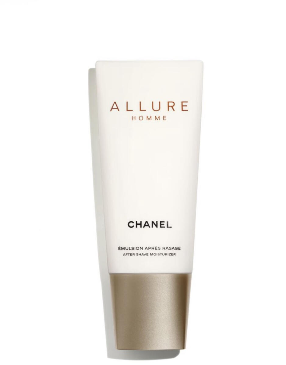 ALLURE HOMME After Shave Emulsion Category After Shave Emulsion Skin Type All Skin Types Best For After Shaving Texture Light Emulsion Scent Profile Woody • Oriental • Fresh Key Notes Top Mandarin • Peach • Bergamot • Lemon Heart Cedar • Geranium •