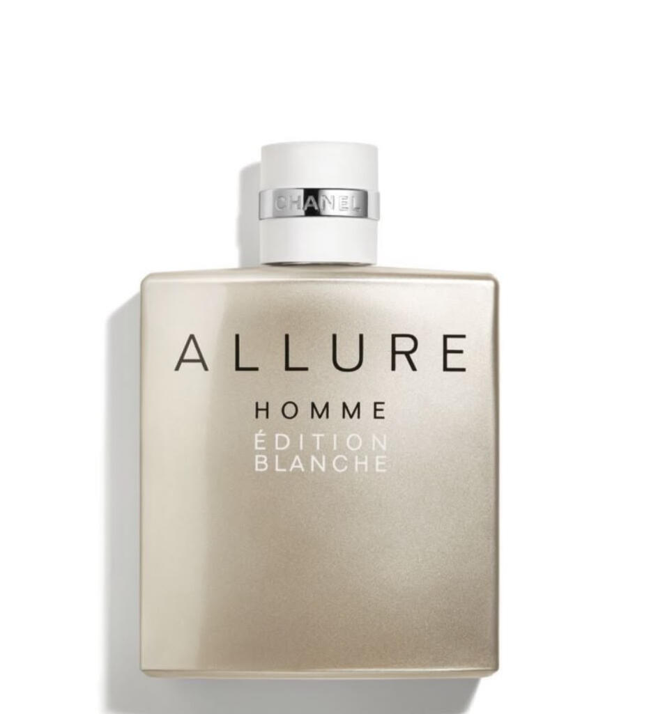 ALLURE HOMME ÉDITION BLANCHE Eau de Parfum Family Citrus • Woody • Oriental Occasion Day & Evening Season Spring • Autumn • Winter Longevity Long-lasting Projection Moderate Olfactory Notes Top Lemon • Bergamot Heart Sandalwood Base Vanilla • Veti