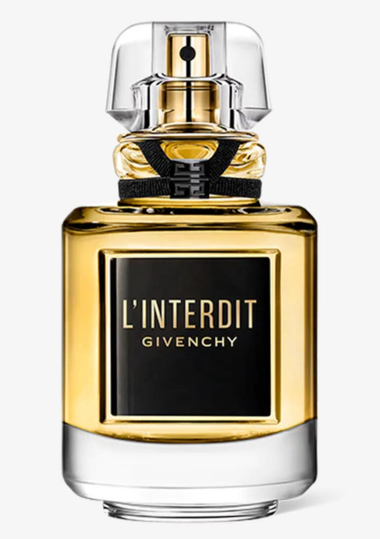 L'Interdit Le Parfum Family Amber • Floral Occasion Evening • Special Occasions Season Autumn • Winter Longevity Exceptional Projection Strong Olfactory Notes Top Orange Blossom Heart Mimosa Base Precious Balms Signature Luxurious, opulent and in