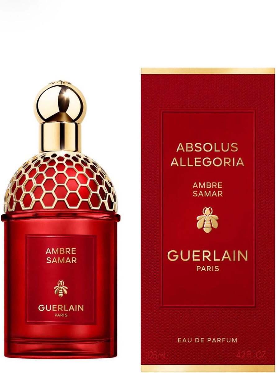 Ambre Samar Family Amber • Oriental Occasion Evening • Special Occasions Season Autumn • Winter Longevity Exceptional Projection Strong Olfactory Notes Top Incense • Pink Pepper Heart Amber Accord • Rose Base Benzoin • Vanilla • Patchouli • Labdan