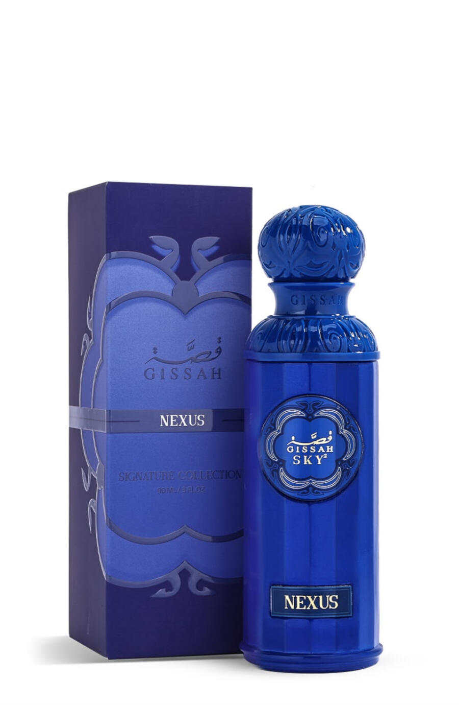 GISSAH Nexus Family Woody • Aromatic Occasion Day & Evening Season All Seasons Longevity Exceptional Projection Strong Olfactory Notes Top Bergamot • Grapefruit • Pink Pepper Heart Lavender • Cedarwood • Clary Sage Base Amber • Vetiver • Musk