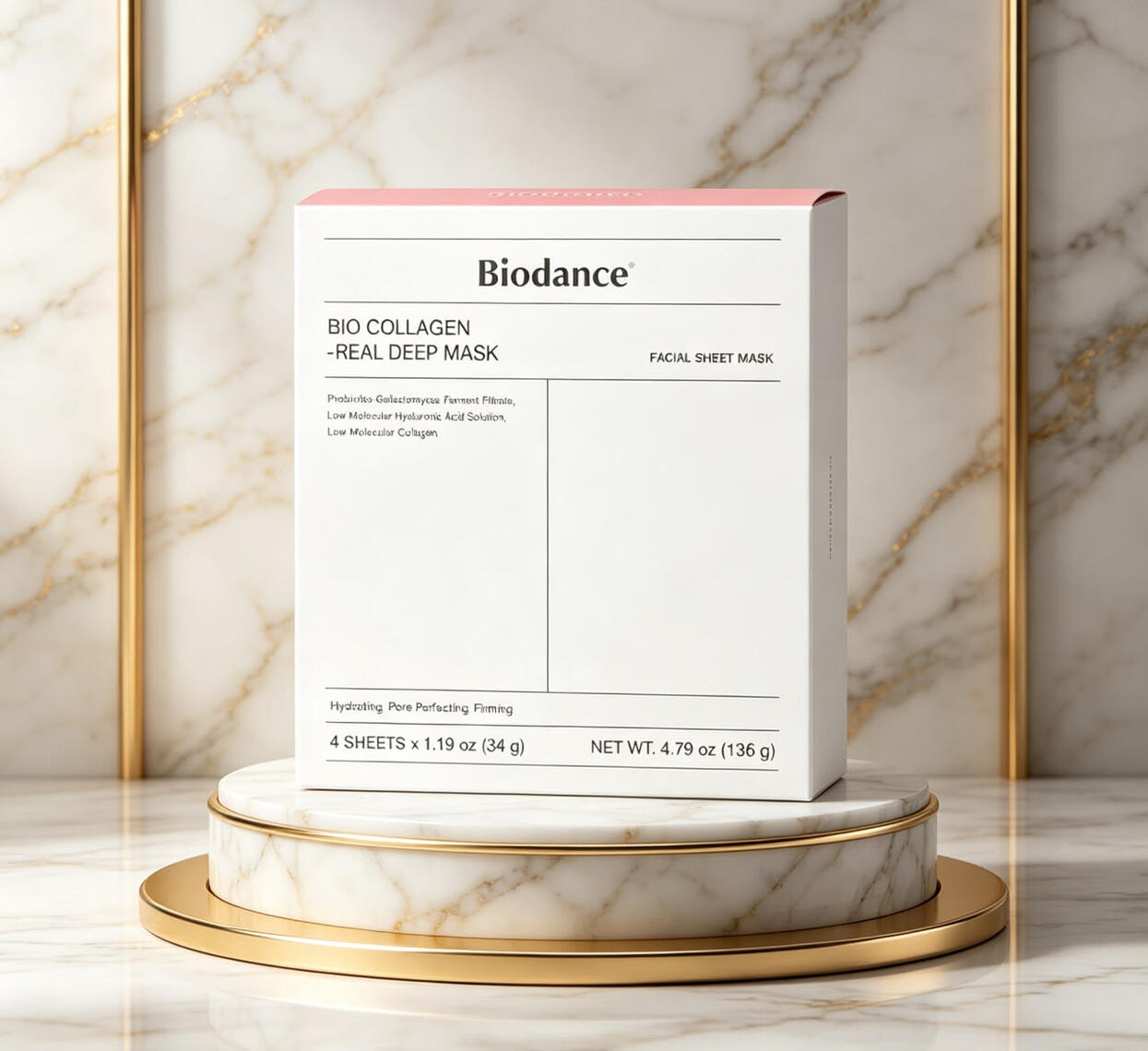 Bio Collagen. 4 Sheets x 34g. 270 MAD