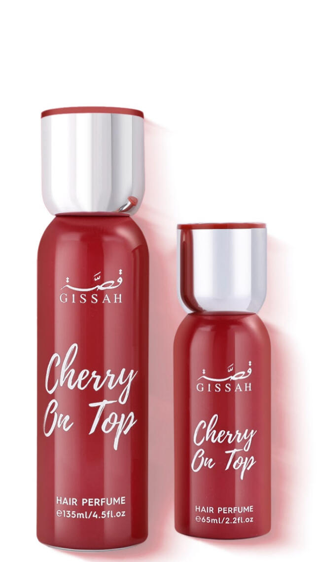 GISSAH Cherry On Top Type Hair Perfume Hair Feel Lightweight • Non-Greasy Occasion Day & Evening Season Autumn • Winter Longevity Long-lasting Fragrance Notes Top Cherry Heart Rose Base Vanilla • White Musk Signature Sweet, playful and irresistib